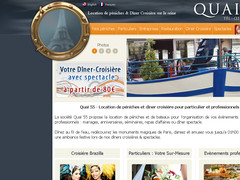 Location péniches et diner croisière sur la seine